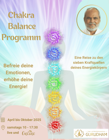 Chakra Balance Programm – spirituelle Chakra-Workshopreihe zur Aktivierung und Harmonisierung der sieben Chakren