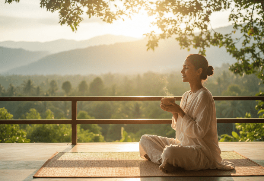 Ayurveda Retreat - Innere Reinigung – Symbolbild für Klarheit und Leichtigkeit