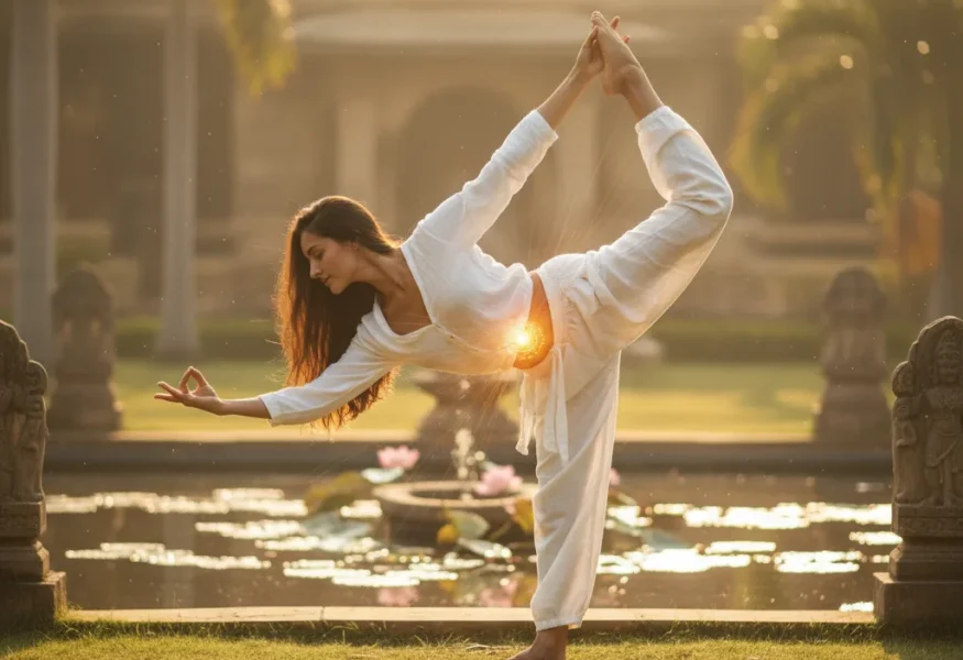 Svadhisthana Sakralchakra Yoga Praxis am Wasser
