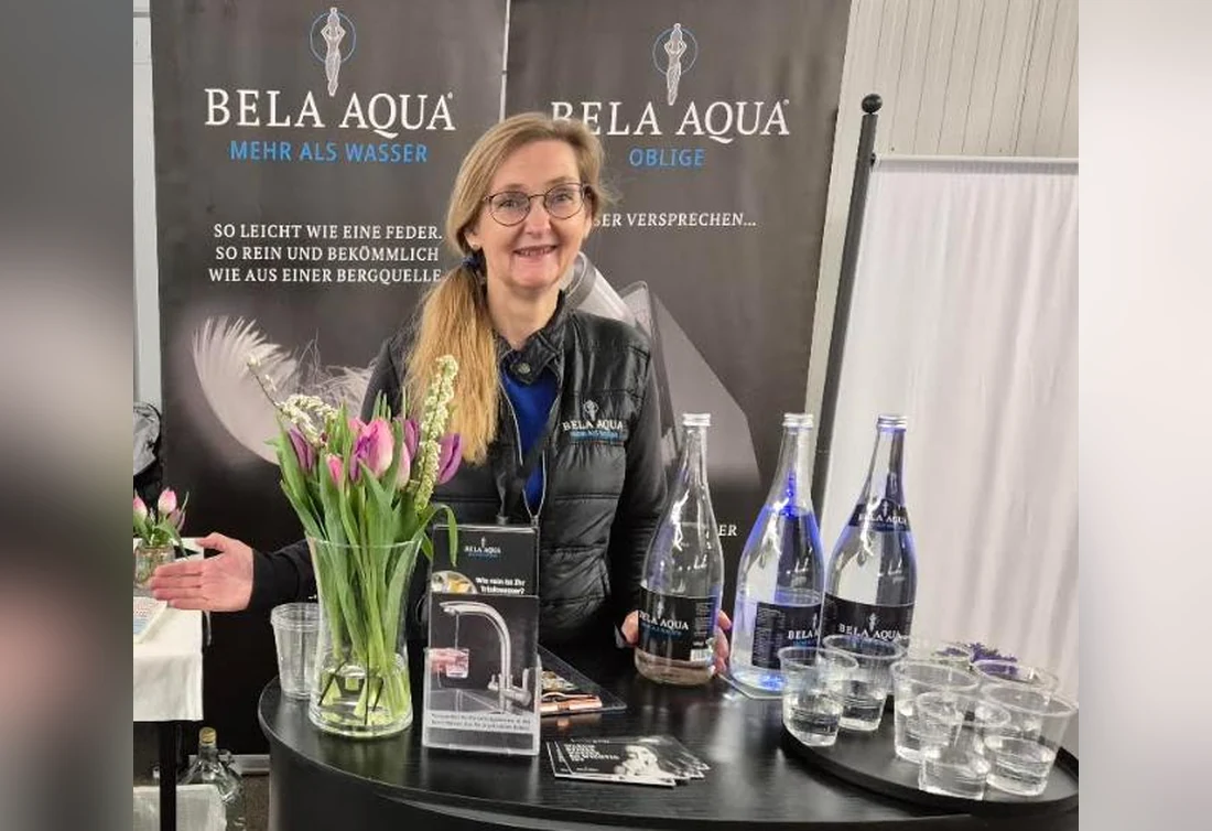 Grit Latzel, Vertriebspartnerin Bela Aqua GmbH – zu Gast auf der Gesundheitsmesse in Dähre Grit Latzel, Vertriebspartnerin Bela Aqua GmbH – zu Gast auf der Gesundheitsmesse in Dähre